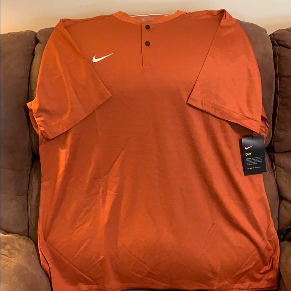 Nike Dri-fit collarless shirt